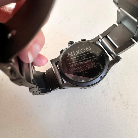 GUN METAL NIXON 51-30 CHRONO WATCH - Picture 3 of 9